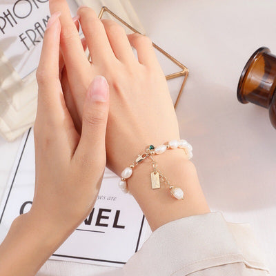 Pulsera de Perla Zircón Natural - Joyería de Lujo Moda Inspo - Image 8
