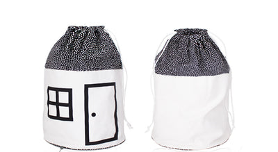 Juego de Bolsas de Almacenamiento Nórdico con Cuerda de Algodón - Organizador del Hogar - Image 3