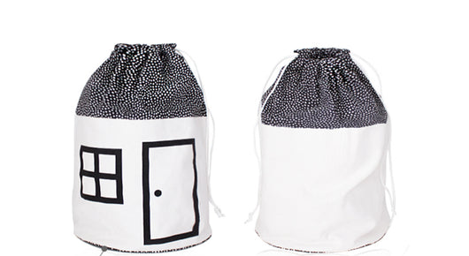 Juego de Bolsas de Almacenamiento Nórdico con Cuerda de Algodón - Organizador del Hogar - Image 3