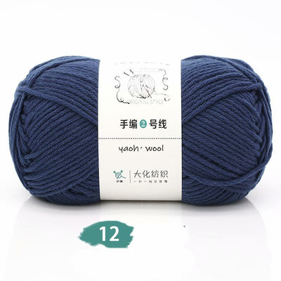 Lana Tejida a Mano Grosor Medio - Kit DIY con Aguja para Bufanda, Gorro y Abrigo - Image 13