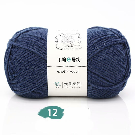 Lana Tejida a Mano Grosor Medio - Kit DIY con Aguja para Bufanda, Gorro y Abrigo - Image 13