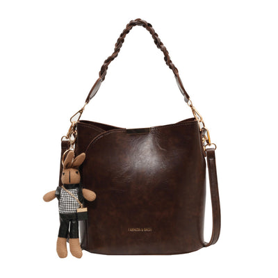 Bolsa Retro Estilo Messenger con Diseño de Cubo Portátil - Image 5