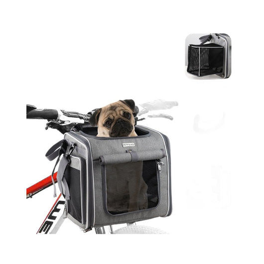 Canasta Frontal para Bicicleta - Transporte Seguro para Mascotas - Image 5