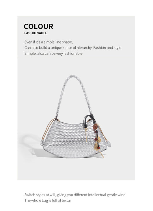 Bolso Tejido Axilar Commuter - Cartera Versátil de Hombro - Image 34