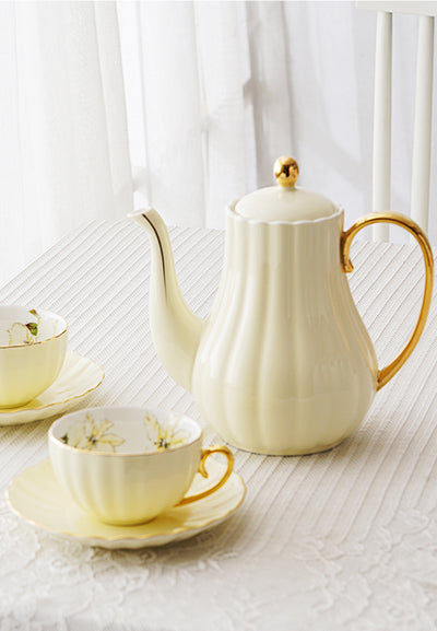 Juego de Té Macaron Colores Morandi - Tetera, Tazas y Platos - Image 12
