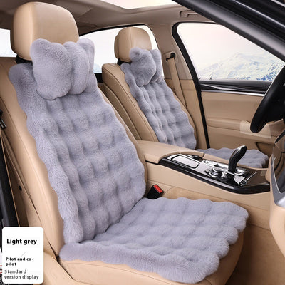 Cojín de Asiento de Auto Invierno Velvet Bubble - Calidez y Confort Universal - Image 6