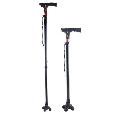 Bastón LED Multifuncional con Alarma y Radio para Adultos Mayores - Image 5