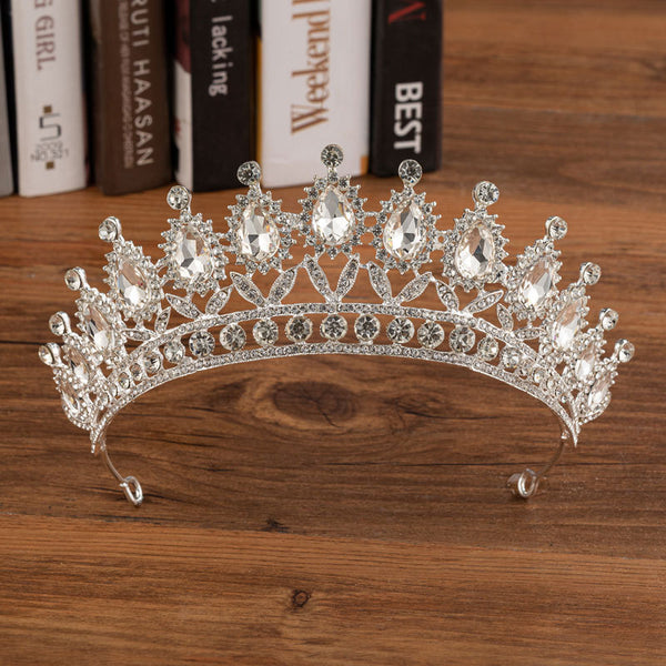 Corona Nupcial Elegante Aleación Diamantes - Tocado de Novia - Image 6