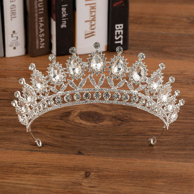 Corona Nupcial Elegante Aleación Diamantes - Tocado de Novia - Image 6