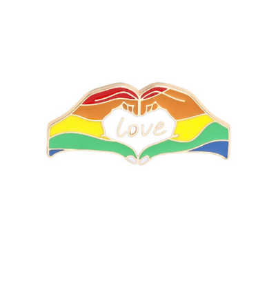 Broche Corazón Arcoíris - Insignia de Amor y Creatividad - Image 12
