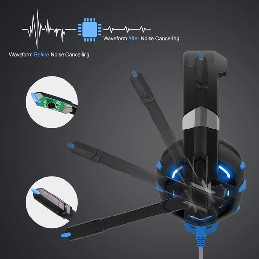 Auriculares Gaming K2PRO con Micrófono - Conexión Alámbrica PS4/PC - Image 7