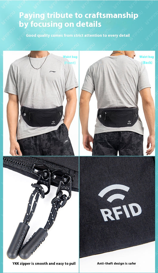 Riñonera Deportiva Impermeable con Bloqueo Antirrobo - Image 14