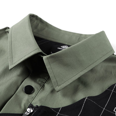 Camisa Suelta de Dos Capas Manga Corta para Hombre - Image 3