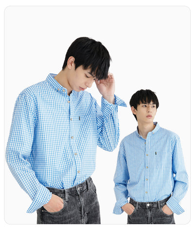 Camisa Cuadros Algodón Transpirable Ajuste Slim para Hombre - Image 7
