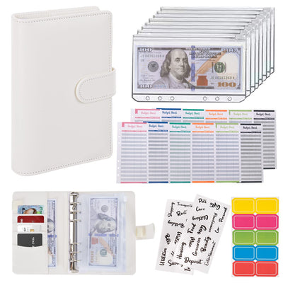 Cuaderno de Piel Macaron con Cartera Integrada y Compartimento para Billetes - Image 13