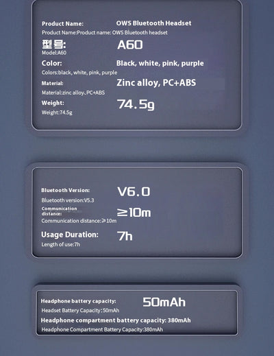 Auriculares Bluetooth con IA Traductora y Cancelación de Ruido - Image 21
