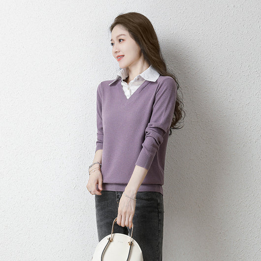 Suéter Holgado Bicolor para Mujer - Diseño Versátil y Cómodo - Image 12