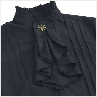 Camisa Medieval Europea con Mangas Farol - Estilo Samurái - Image 4