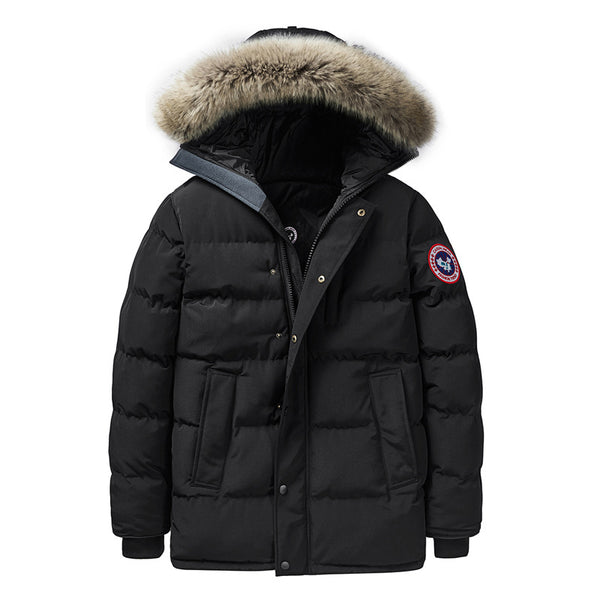 Abrigo Acolchado de Terciopelo Suave para Hombre - Calidez Extrema
