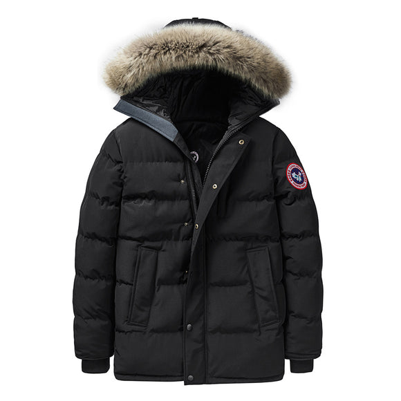 Abrigo Acolchado de Terciopelo Suave para Hombre - Calidez Extrema