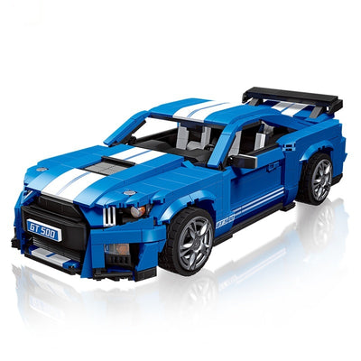 Auto de Carreras Infantil con Bloques de Construcción Pequeños - Image 4