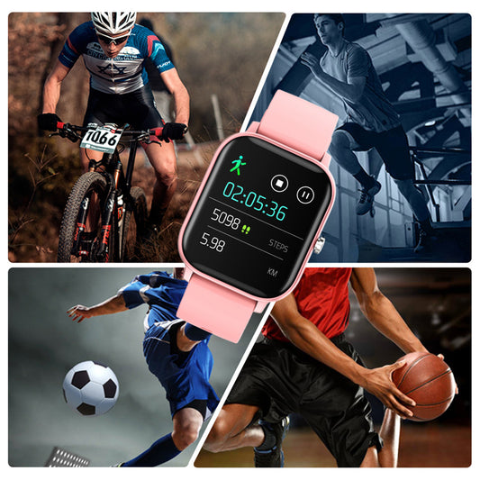 Reloj Deportivo Inteligente P8 con Monitor de Frecuencia Cardíaca y Oxígeno en Sangre