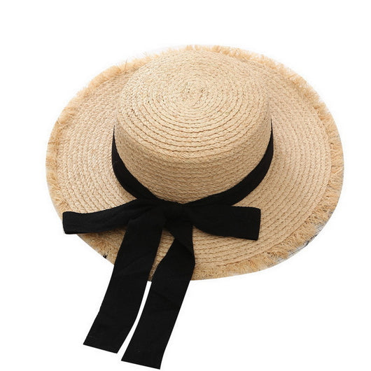 Sombrero de Viaje con Moño Raw Edge Protección Solar - Image 4