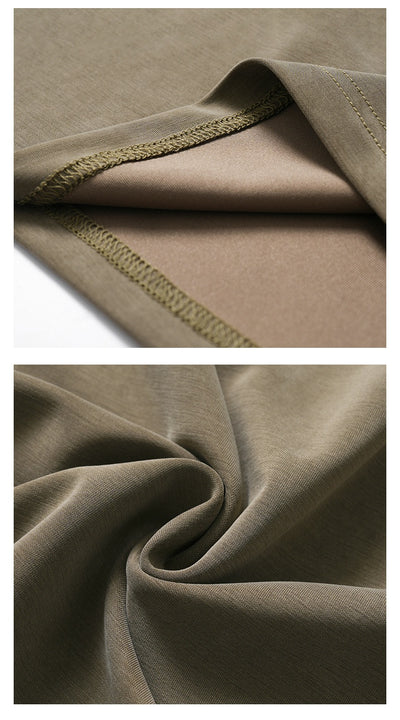 Camiseta Drape Suelta para Hombre - Estilo Casual Relajado - Image 29