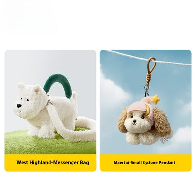Llavero Peluche Perrito Schnauzer - Bolsa Decorativa Adorable - Image 6