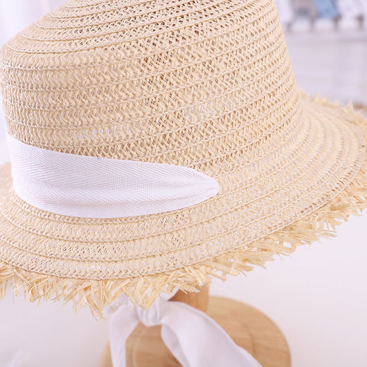 Sombrero de Paja Calado Protección Solar Estilo Británico - Image 8