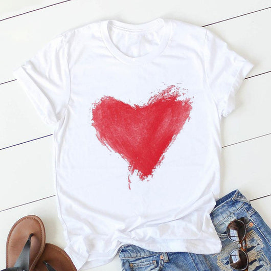 Playera Estampado Flores Love Manga Corta - Image 20