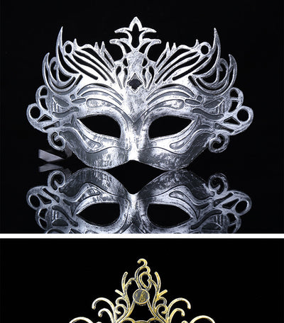 Máscara Plástica Vintage con Diseño Creativo para Fiestas de Halloween - Image 11