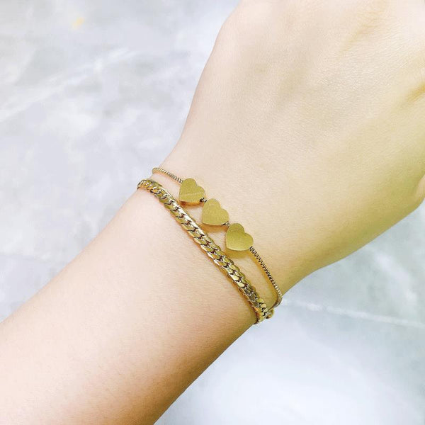 Pulsera de Amor en Oro 18K con Cuerda Multicapa - Diseño Exclusivo