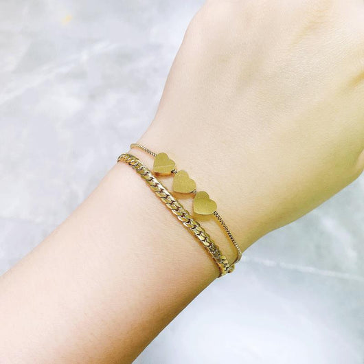 Pulsera de Amor en Oro 18K con Cuerda Multicapa - Diseño Exclusivo - Image 2