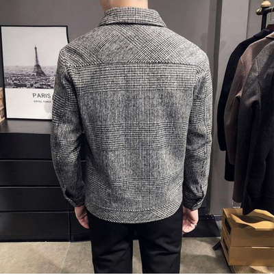 Chaqueta Slim Fit Acolchada para Hombre - Estilo Moderno y Cálido - Image 11