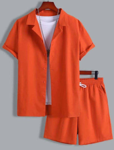 Traje Deportivo Manga Corta Cuello Cubano para Hombre - Image 8