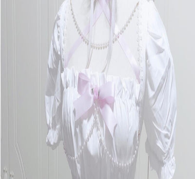Vestido Retro Cuadrado con Mangas Abullonadas y Cintura Ajustable - Image 14