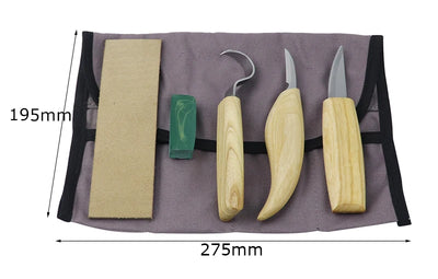 Cuchillo Profesional de Acero Inoxidable para Tallado en Madera - Image 7