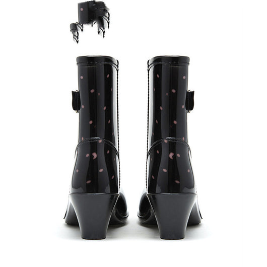 Botas de Lluvia con Hebilla para Mujer - Tubo Medio Antideslizante - Image 21