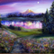 Pintura de Diamantes Paisaje Nocturno con Nieve - Kit de Bordado Relajante