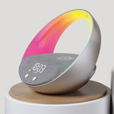 Cargador Inalámbrico Multifunción con Reloj, Luz Despertador y Parlante Bluetooth - Image 3