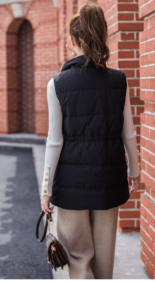 Chaleco Acolchado Ligero Estilo Coreano para Mujer - Image 17