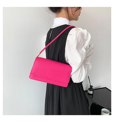 Bolso de Hombro Retro con Textura Trendy - Image 14
