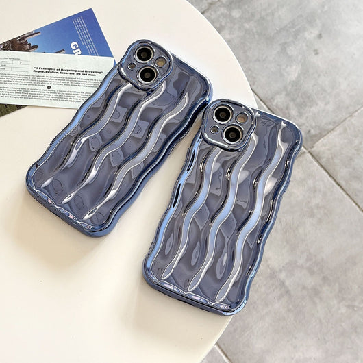 Funda para Teléfono con Efecto Ondas de Agua - Colores Sólidos - Image 14