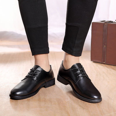 Zapatos de Cuero Elegantes para Hombre - Estilo Británico Formal - Image 3