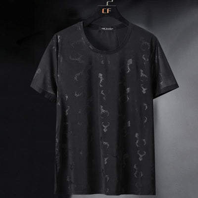 Camiseta Hombre Talla Grande Seda de Hielo Manga Corta - Image 2