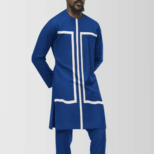Camisa Estampada Étnica Africana para Hombre - Image 4