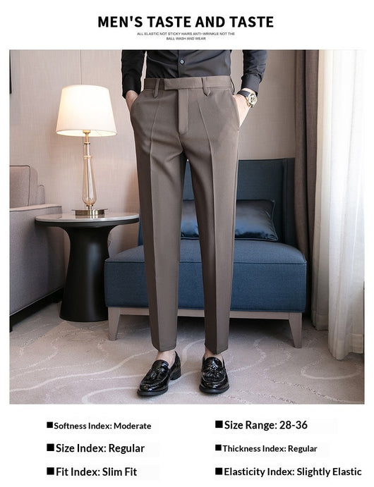Pantalones de Vestir Clásicos Británicos para Hombre - Image 21