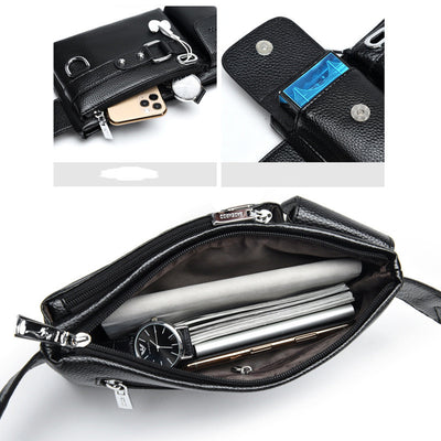 Bolsa de Cintura Cuero Genuino para Hombre - Riñonera Premium Crossbody - Image 4