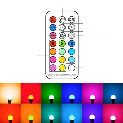 Lámpara Plegable RGB con Control Remoto para Dormitorio - Image 7